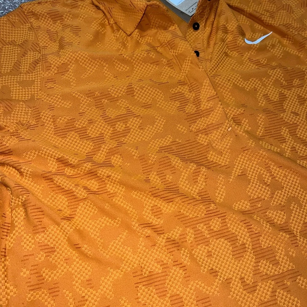 NWT Nike Women’s Dri-fit golf polo XL Orange - Picture 2 of 8